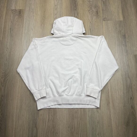 2Pac Shakur Cross Colours Hoodie Mens Large White Graphic Hip Hop Rap Pullover - Picture 6 of 13